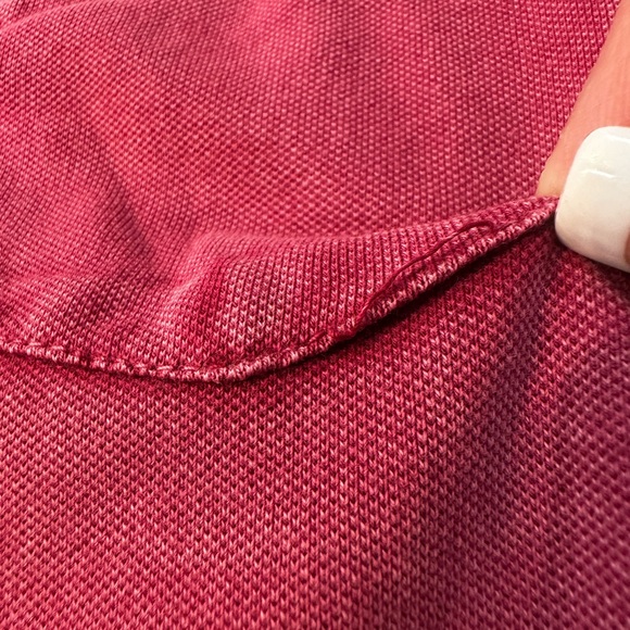 Men’s Johnston & Murphy Vintage Red Polo. Size Medium - Picture 12 of 12